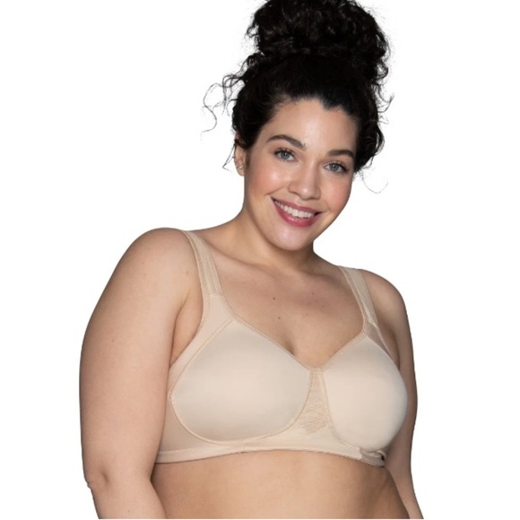 Vanity Fair Women's Full-Figure Wireless Sport Bra Medium Impact Style 71500 40B - Picture 1 of 10
